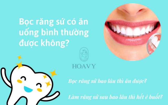 boc rang su co an uong binh thuong duoc khong