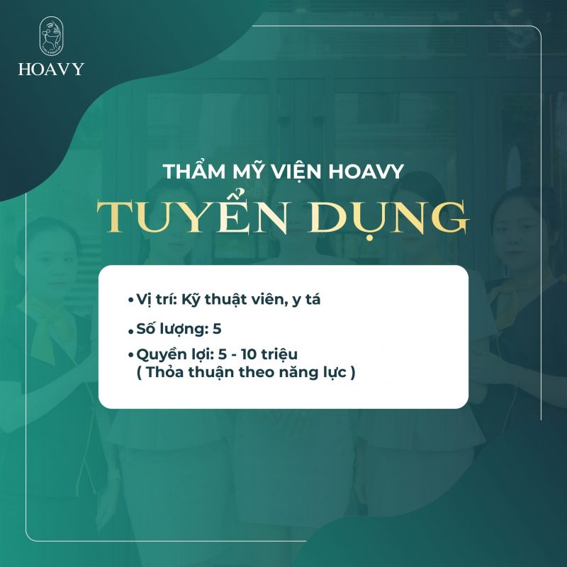 hoavy spa hai phong tuyen dung y ta ky thuat vien 2022