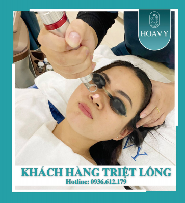 Khách hàng đánh giá cao về công nghệ triệt lông tại Hoa Vy Hải Phòng