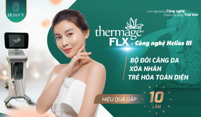 Làn da được tái tạo với công nghệ Thermage 4.0 FLX