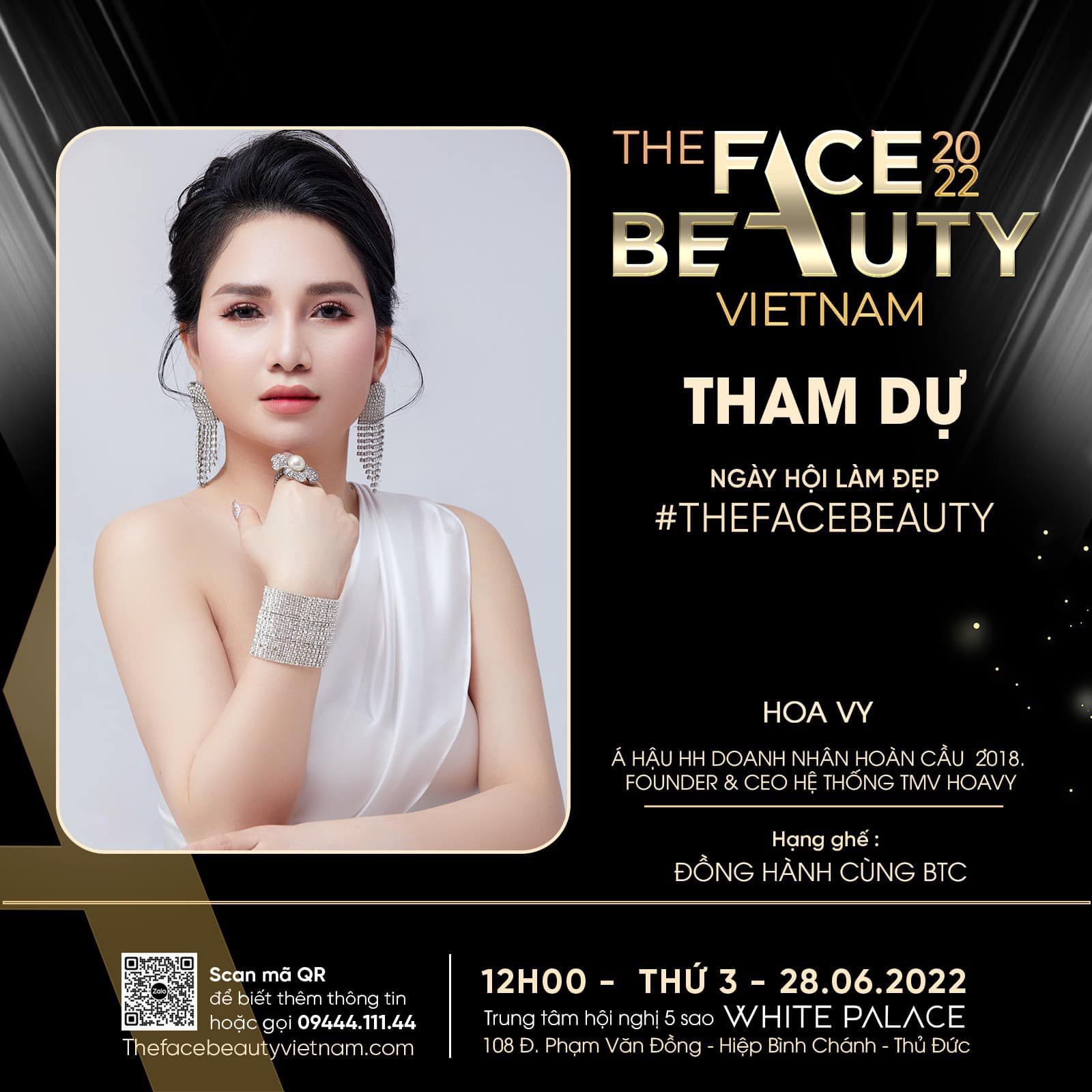 chu tich hoavy group tai hop bao the face beauty