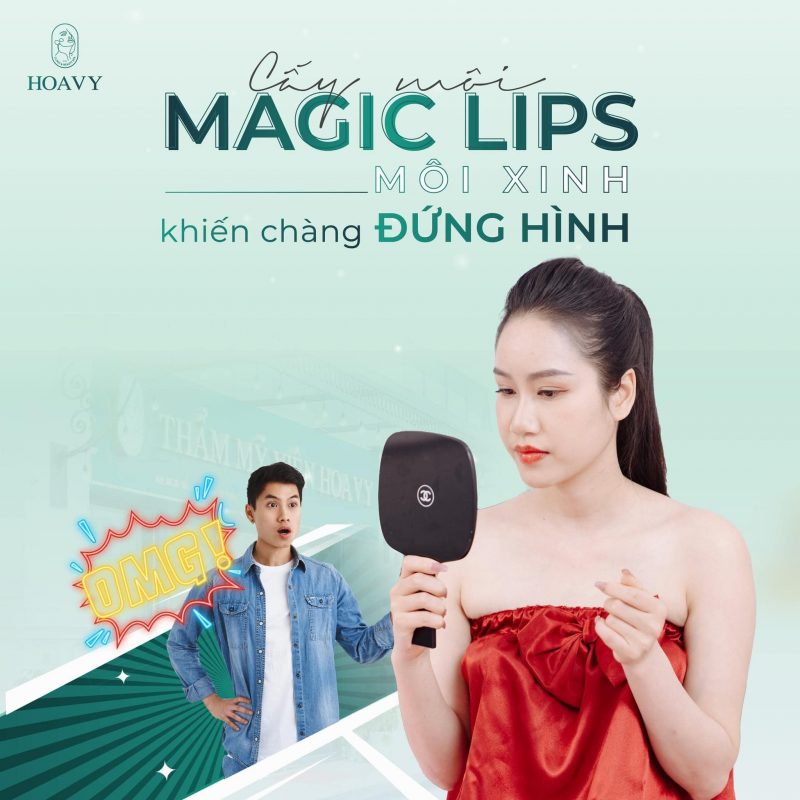 Siêu khuyến mại giảm giá 60% khi cấy môi sinh học Magic Lip tại Hoa Vy Hải Phòng