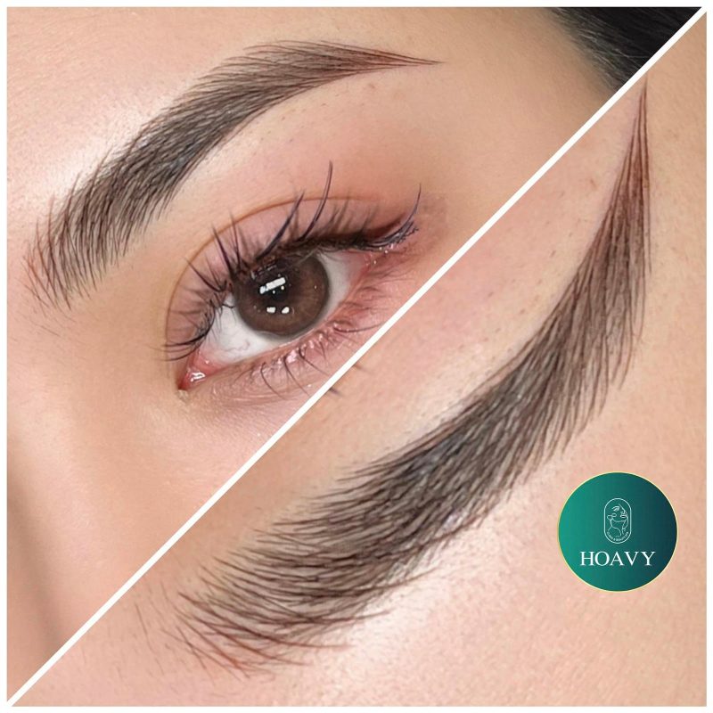Điêu khắc mày hairstroke là kỹ thuật tạo hình mày rất được ưa chuộng nhờ sự chân thật và tự nhiên sau khi thực hiện