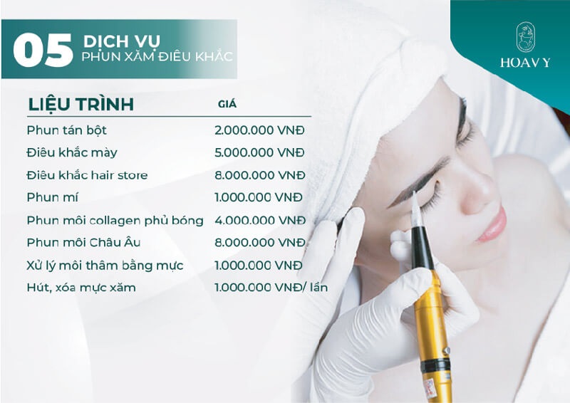 Hãy đến với Thẩm Mỹ Hoa Vy để khắc phục tình trạng phun mày bị hư