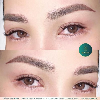 điêu khắc lông mày Hoa Vy