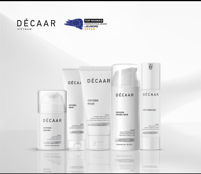 Thẩm mỹ viện Hoa Vy chính thức đưa mỹ phẩm Décaar – Thương hiệu dược mỹ phẩm cao cấp hàng đầu châu Âu vào lộ trình tái tạo, phục hồi, chăm sóc da cho khách hàng 1 Mỹ phẩm Décaar