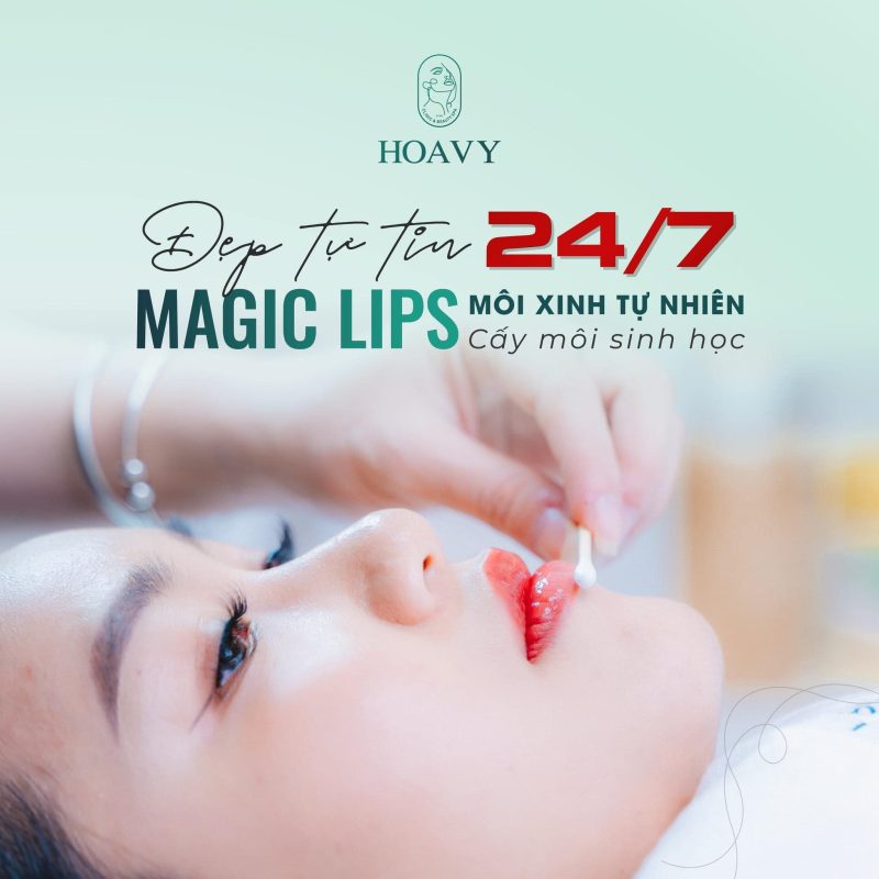 Cấy môi Magic Lips - Chỉ 1 thay đổi nhỏ thôi nhưng mang lại hiệu quả vô cùng to lớn.