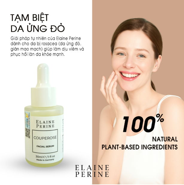 Serum giảm kích ứng cho da nhạy cảm Couperose Elaine Perine – Giải pháp làm dịu và phục hồi da yếu hiệu quả từ Đức 1 Serum giảm kích ứng cho da nhạy cảm Couperose Elaine Perine – Giải pháp làm dịu và phục hồi da yếu hiệu quả từ Đức